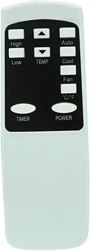 HCDZ Mando a Distancia de Repuesto para Aire Acondicionado Portátil Insignia NS-AC8PWH8 NS-AC8PWH9 NS-AC8PWH9-C R-NS-AC8PWH