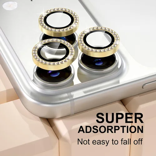 Miniatura 6 de Misea Compatible con iPhone 17 Pro/iPhone 17 Pro Max Protector de Lente de Cámara Brillante, Vidrio Templado 9H Cubierta de Cámara Protector