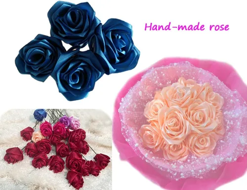Miniatura 4 de Atrbb Cinta de satén de 25 yardas, 1-1/2 pulgadas de ancho, perfecta para bodas, lazos hechos a mano y envoltura de regalos, azul rey Azul real