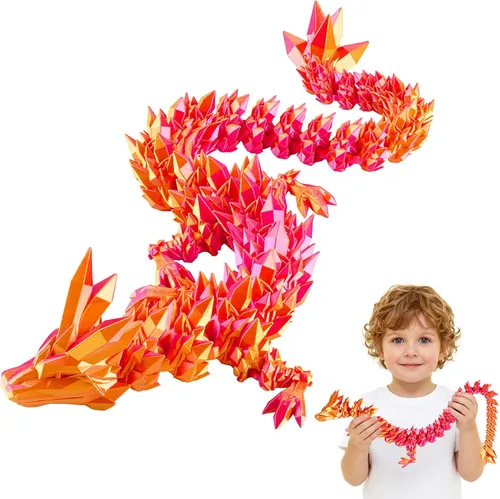 Miniatura 10 de Rapean Paquete de 6 huevos de dragón 3D impresos con dragón dentro, rellenos para cesta de Pascua, mini juguetes de misterio de cristal de Pascua