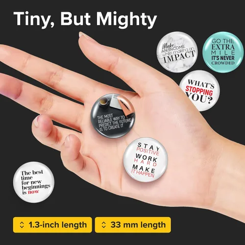 Miniatura 2 de Imanes de cristal súper lindos – Juego de multipack decorativo con agarre fuerte – Ideal para nevera, taquillas, fotos y notas Negocios