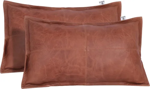 Miniatura 32 de Funda de almohada rectangular de piel de cordero – Funda de cojín para sofá – Fundas decorativas para sala de estar y dormitorio, caja negra