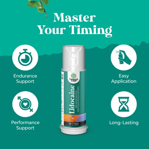 Miniatura 3 de Spray tópico desensibilizante de lidocaína con control de clímax para hombres, rendimiento más duradero, espray natural para hombres y prolonga