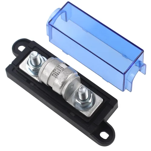 Miniatura 8 de Fusible de 80 Amperios Clase T con Bloque, Operación 150V DC, Bloque de Fusible ANL de 100A para Inversores, ATV, RV, Barco, Coches, Camiones
