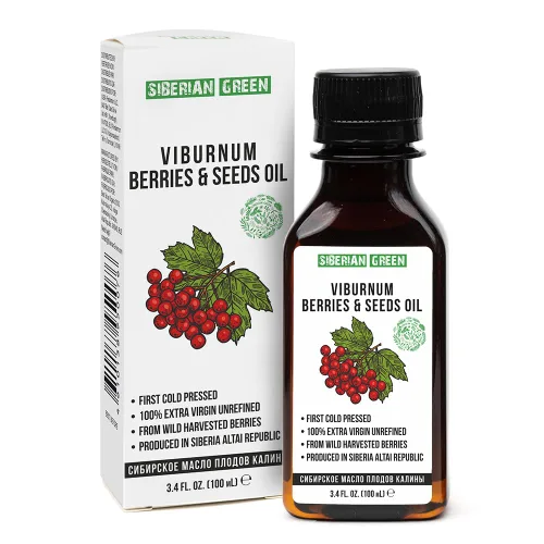 Miniatura 2 de Siberian Viburnum Kalyna - Aceite de semillas y bayas 100% natural extra virgen prensado en frío, 3.4 fl oz / 3.4 fl oz