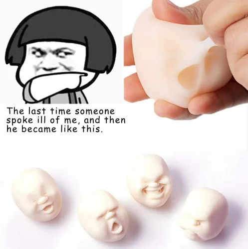Miniatura 6 de Pelotas Divertidas con Caras de Emociones Humanas - Pelotas Antiestrés para Apretar para Niños y Adultos, Juguetes Sensoriales para Autismo