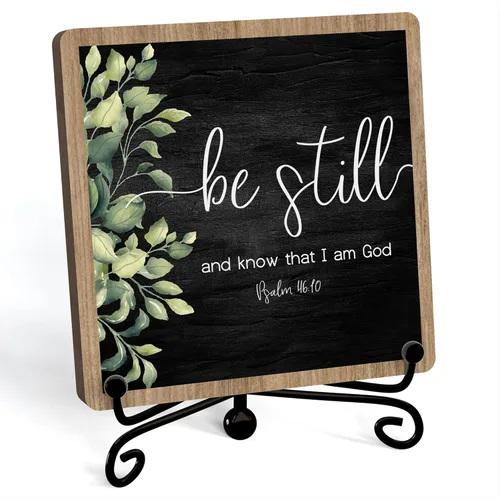 Miniatura 17 de Decoración Inspiradora Cristiana para Escritorio, Letrero "Dios Todavía Está Escribiendo Tu Historia", Decoración de Escritorio para Oficina, Hogar