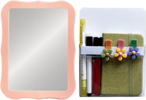 Miniatura 9 de Kit de accesorios de casillero negro para niñas, artículos esenciales de regreso a clases, 11 piezas, organizador de casillero para trabajo