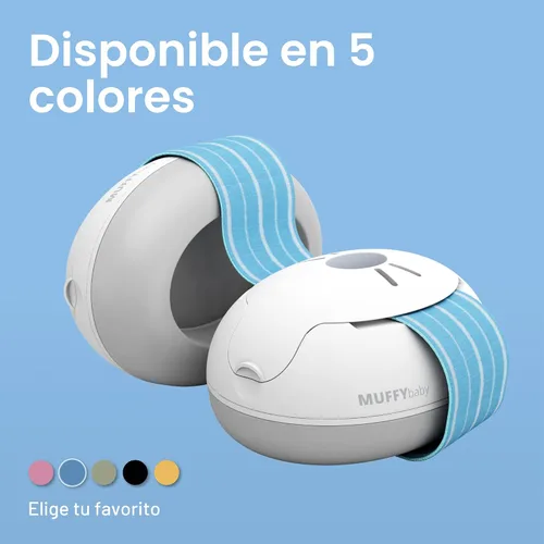 Miniatura 6 de Alpine Muffy Baby - Protección de oídos para bebés y niños pequeños de hasta 36 meses, certificado CE y ANSI, orejeras con reducción de ruido, Azul