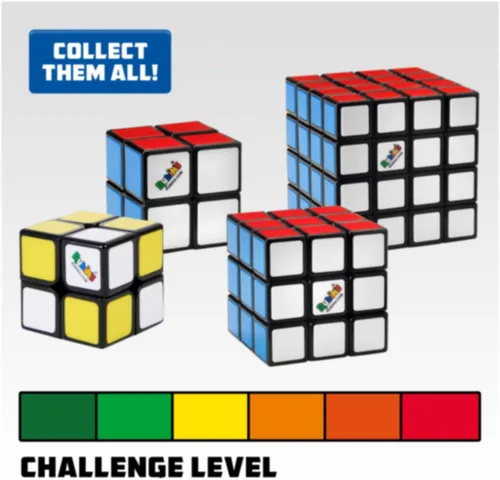 Miniatura 5 de Rubik's Cubo 3x3, aprende a resolver con calcomanías, guía y videos Juguete antiestrés para aliviar el estrés Edades de 8 años en adelante