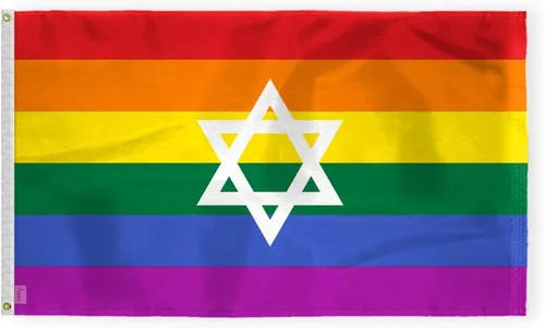 Miniatura 5 de AGAS Israel - Serpentinas arcoíris para fiesta, 60 pies de largo, 5 mil de plástico, decoraciones de orgullo israelí, decoración de fiesta