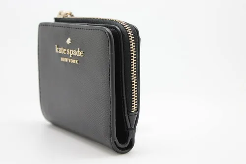 Miniatura 5 de Kate Spade Staci - Cartera plegable con cremallera en L, color negro, Negro -, Billetera plegable