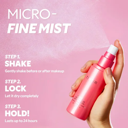 Miniatura 6 de TIRTIR Spray Fijador Impermeable – Fijación de Larga Duración de 24 Horas, Finalizador de Maquillaje Resistente al Sudor y al Agua – Sin Etanol
