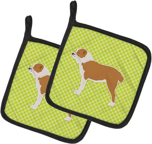 Miniatura 97 de Caroline's Treasures BB3567PTHD - Juego de soportes para ollas de cocina resistentes al calor, almohadillas calientes para cocinar, hornear, Copo