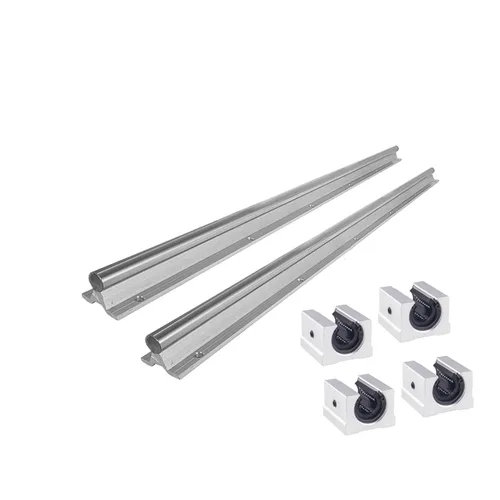 Miniatura 4 de CNC Parts - 2 rieles lineales SBR16-47.244 in + 4 bloques de rodamientos tipo cuadrado deslizante SBR16UU, guía lineal de 0.630 in de longitud 47.2