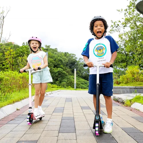 Miniatura 6 de Caroma Electric Scooter for Kids Ages 6-14, 120W Motor & 15 Mph, 85 Mins Ride Time, Adjustable Height & Speed, LED Display, Kids Electric Scooter