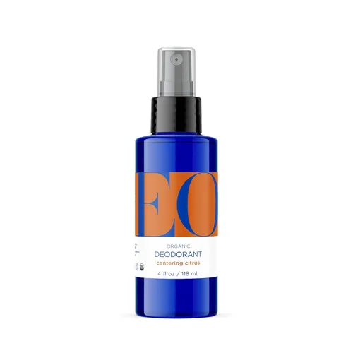 EO Desodorante orgánico en aerosol, 4 onzas (paquete de 1), cítricos, hecho con aceites esenciales para hombres y mujeres