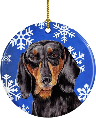 Miniatura 16 de Caroline's Treasures Cavalier Spaniel - Adorno de cerámica para colgar en el árbol de Navidad, para el hogar, Navidad, fiestas, regalo, 3 pulgadas