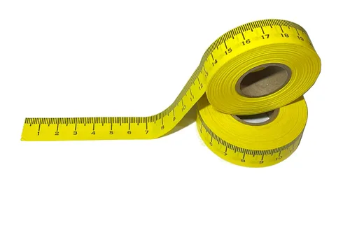 Regla de cinta métrica adhesiva para mesa de 20 yardas (CM, de izquierda a derecha)