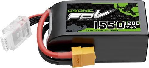 OVONIC Batería Lipo de 14.8V 120C 1550mAh 4S