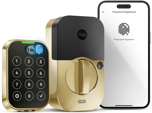 Miniatura 18 de Yale Assure Lock 2 Touch Deadbolt, Cerradura de puerta de entrada sin llave de ante negro con teclado digital táctil y escáner de huellas