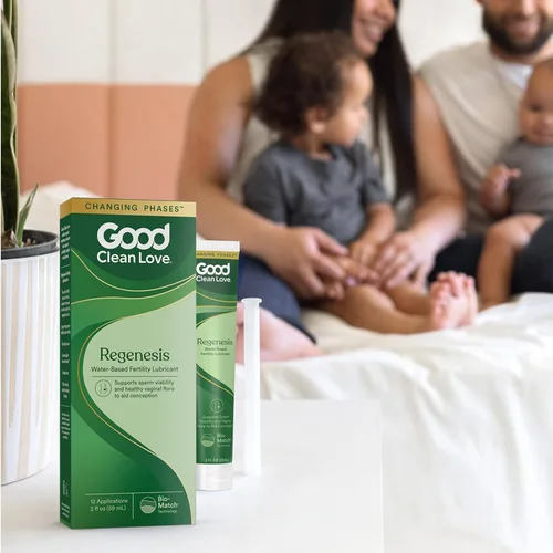 Miniatura 7 de Good Clean Love Regenesis - Lubricante apto para fertilidad, lubricante a base de agua para mujeres y parejas que intentan concebir, con iones
