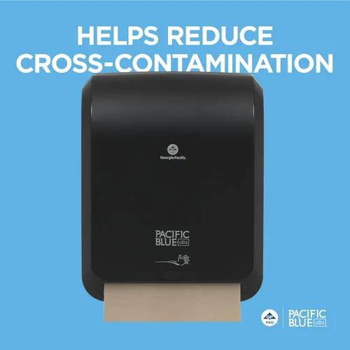 Miniatura 6 de Pacific Blue Ultra® Kit de iniciación de dispensador automático de toallas de papel sin contacto de 8 pulgadas de alta capacidad por GP PRO Negro