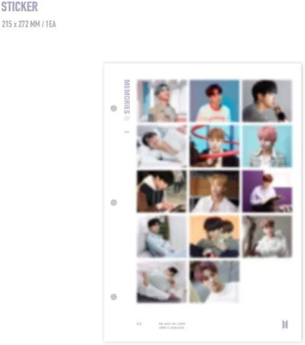 Miniatura 9 de Bangtan Boys BTS Memories of 2018 (incluye Weply Gift + BTS Acrylic Photocard)