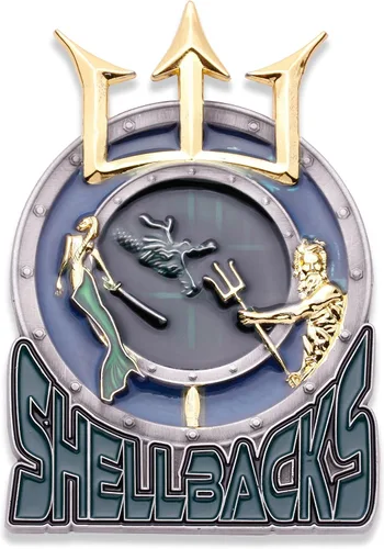 Miniatura 3 de Moneda de desafío Shellback – Moneda de Shellbacks Militar Unreal – Diseñada por veteranos militares