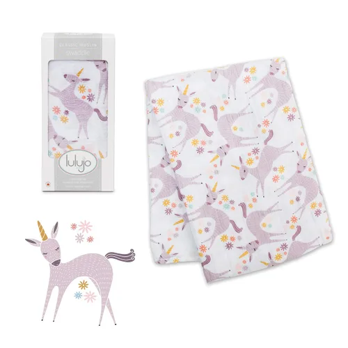 Miniatura 15 de Lulujo Manta para bebé, unisex, suave, 100% muselina de algodón, manta de recepción neutra para niñas y niños, 47 x 47 pulgadas, África