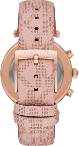 Miniatura 4 de Michael Kors , Parker - Reloj de acero inoxidable con detalles de Glitz, Reloj de cuarzo., RosaRebel Fun.