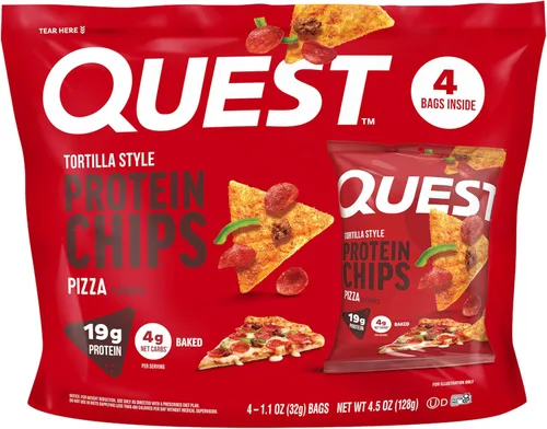 Miniatura 40 de Quest Tortilla Style - Paquete variado de chips de proteína, chile lima, queso nacho, tacos cargados, 12