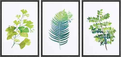 Miniatura 92 de NWT Lienzo enmarcado para pared, juego de arte en acuarela pastel, bosque de montaña oscura, naturaleza silvestre, ilustraciones de arte moderno