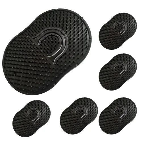 Miniatura 9 de Soft 'N Style Paquete de 12 peines de palma de bolsillo, peine de champú, peine masajeador de cabello, peine masajeador de cuero cabelludo, cepillo