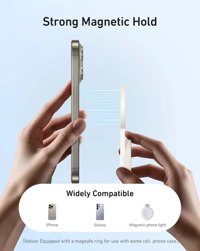 Miniatura 3 de TELESIN Trípode magnético para teléfono, mini palo selfie con control remoto de zoom, soporte de bolsillo seguro para iPhone 17 16 15 y Android