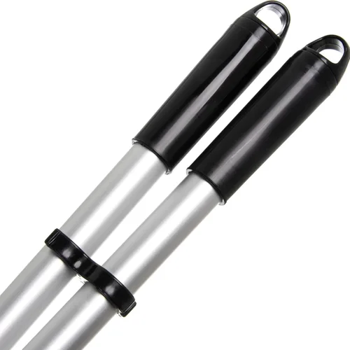 Miniatura 10 de Carlisle FoodService Products Duo-Pan - Juego de escoba y recogedor vertical con cabezal de escoba ajustable para limpieza de suelos, restaurantes