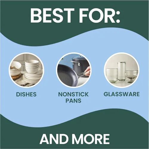 Miniatura 4 de Scotch-Brite Varita Lavavajillas Antiarañazos, Estropajo para Limpiar Cocina, Baño y Hogar, Estropajo de Platos Antiarañazos Seguro para Utensilios