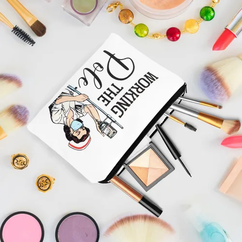 Miniatura 3 de Bolsa de maquillaje para enfermera, regalos para enfermera, bolsa con cremallera para enfermeras, bolsa de cosméticos, bolsas de enfermería