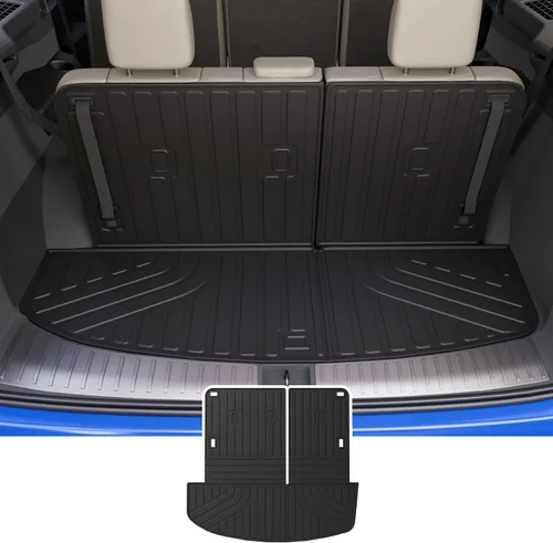 Miniatura 10 de Rongtaod Tapete de Carga Compatible con Hyundai Palisade 2020-2025 de 7 Asientos, Tapete de Maletero, Tapete de Carga, Forro de Carga para Todo