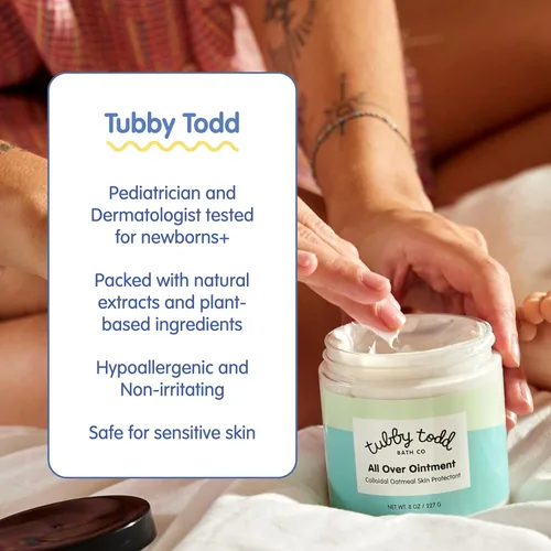 Miniatura 5 de Set de regalo de baño para bebé TUBBY TODD Essentials – 8.5 onzas de lavado para cabello y cuerpo, 8.5 onzas de baño de burbujas y 3.5 onzas