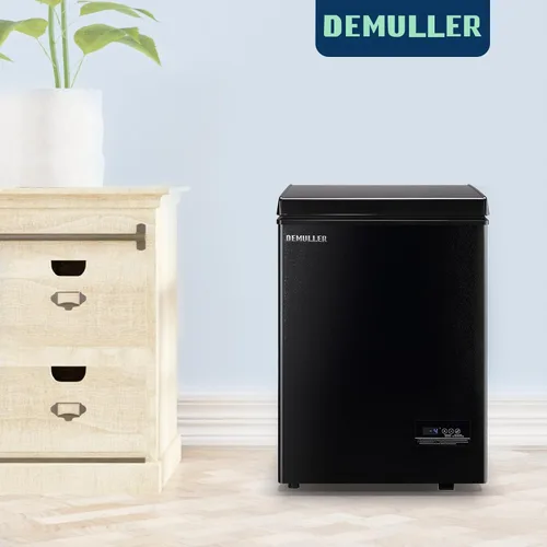 Miniatura 7 de Congelador de cofre profundo con 2 cestas extraíbles, mini congeladores pequeños con termostato electrónico (bajo a -12 ℉) y tapa que se mantiene