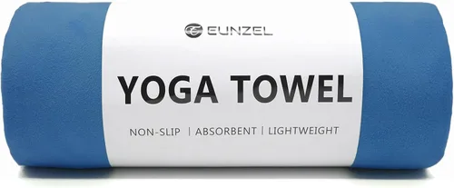 Miniatura 18 de Eunzel Toalla de yoga caliente antideslizante para esterilla de yoga, toalla de microfibra absorbente del sudor para yoga caliente, pilates y Morado