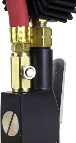 Miniatura 3 de Milton S-530 Inflador de neumáticos digital compacto con manómetro, 255 PSI, mandril de aire de doble cabezal, manguera de 15 ", dial de 2.5