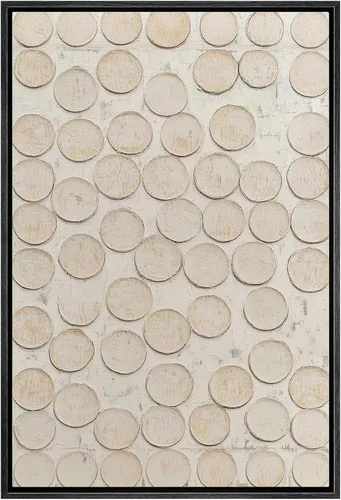 Miniatura 12 de Wall26 - Arte de pared con marco estampado en lienzo, bosque negro y blanco, árbol de madera con detalles de anillo, naturaleza, naturaleza salvaje