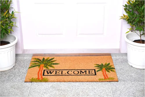 Miniatura 4 de Calloway Mills 120521729 Palm Welcome 17"x29" Coir with Vinyl Backmat