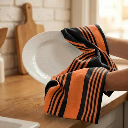 Miniatura 368 de Urban Villa Toallas de cocina 100% algodón para cocina (juego de 6) 20"x30" toallas de cocina altamente absorbentes, juego de ropa de cocina