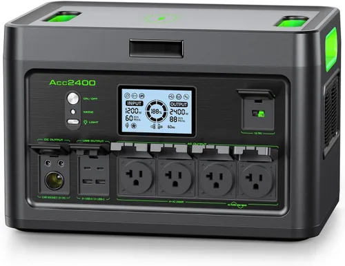 Miniatura 7 de Estación de energía portátil de 500 W (pico de 1000 W), 2 salidas de CA de 120 V y PD USB-C de 60 W, banco de energía portátil de 10 salidas