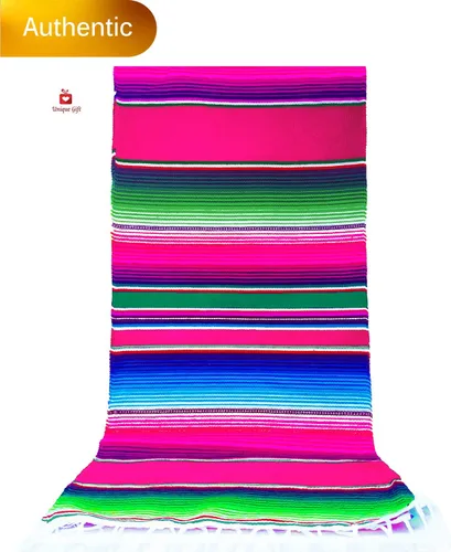 Miniatura 10 de Alondra's Imports (TM) (84 x 59 pulgadas) elegante tejido a mano, auténtico mantel artesenal mexicano