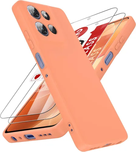 Miniatura 9 de LeYi Funda para Motorola Moto G Play 4G 2024: Funda para Moto G Play 4G 2024 con funda delgada y antiarañazos, silicona líquida a prueba de golpes