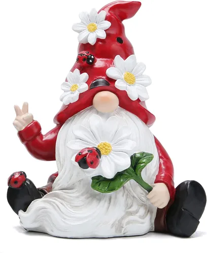 Miniatura 10 de Hodao Decoraciones de gnomos de mariposa de primavera para mesa del hogar, porche, jardín, patio, mariposa, elfo, decoración de figuras de gnomos